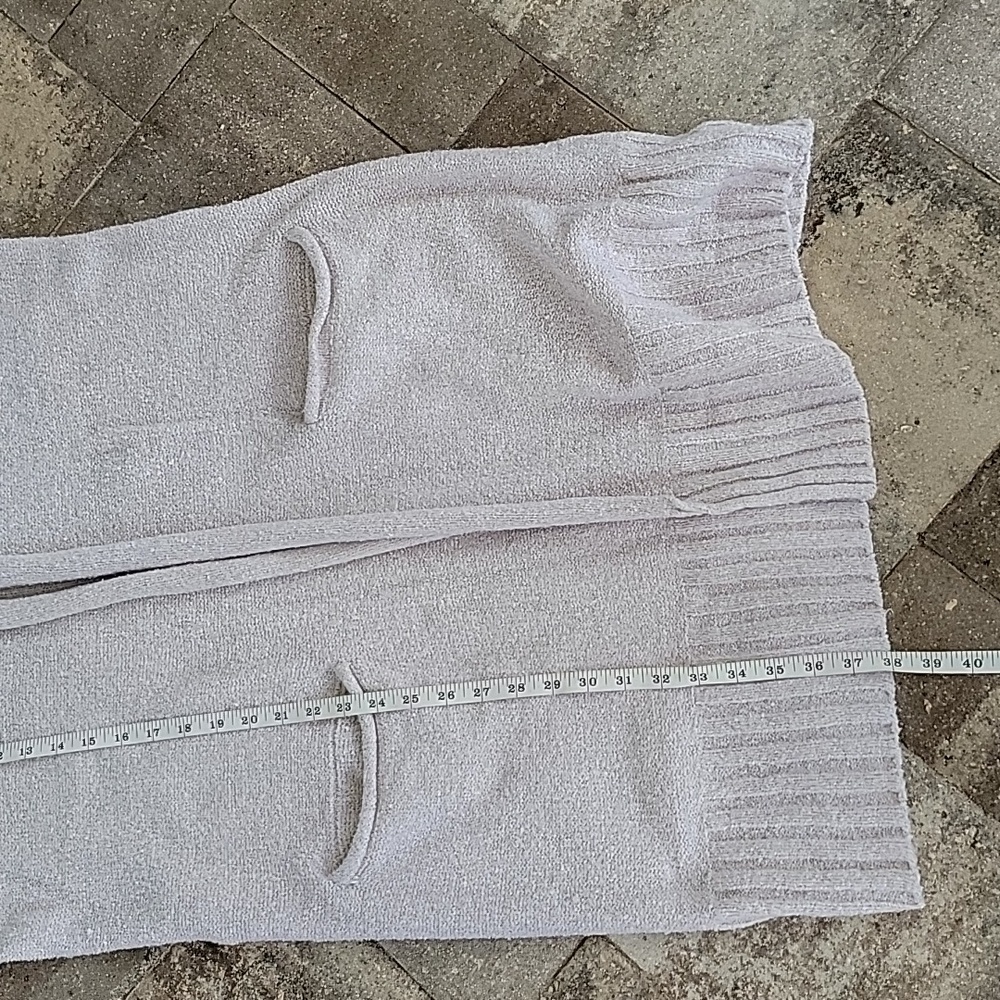 Free People Snow Angel Hooded Cardigan Sz M Oversized Cotton Blend - Picture 12 of 12